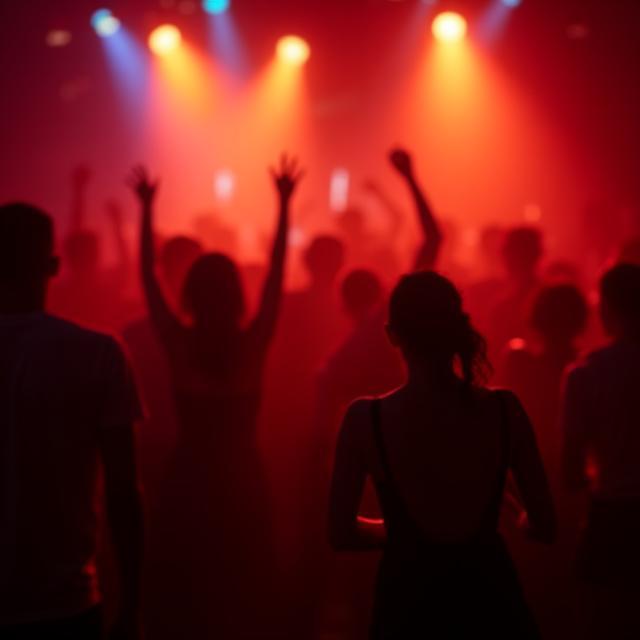 Publiek danst op jazz